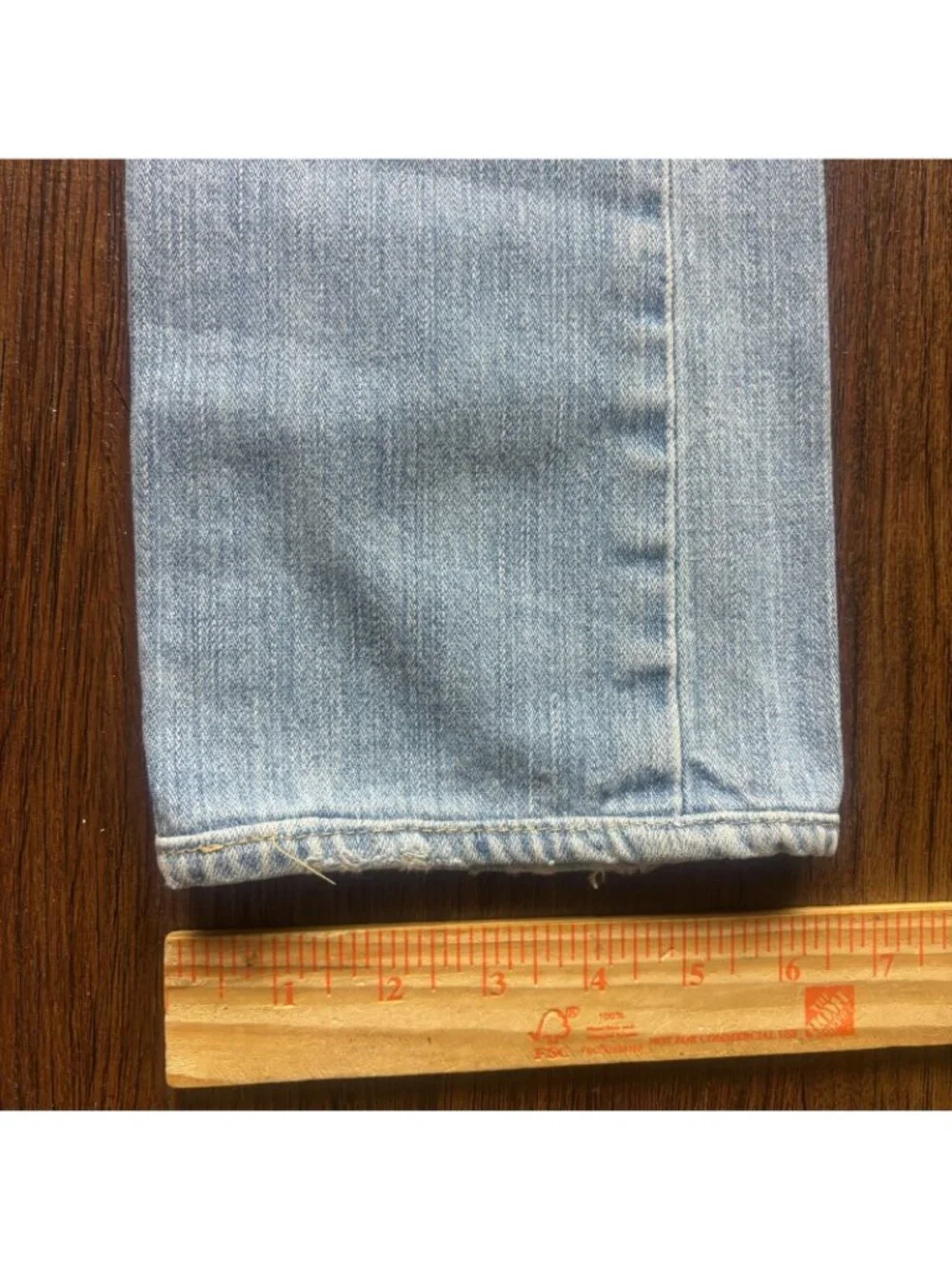 Vintage True Religion Jeans JOHNNY Boot Embroidered Fairy Light Wash Size 24 - Picture 11 of 13